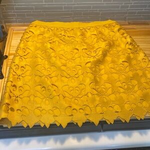 Mustard loft skirt